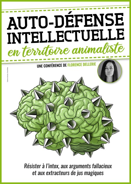 image_affiche_auto-defense_intellectuelle_animaliste_florence_dellerie