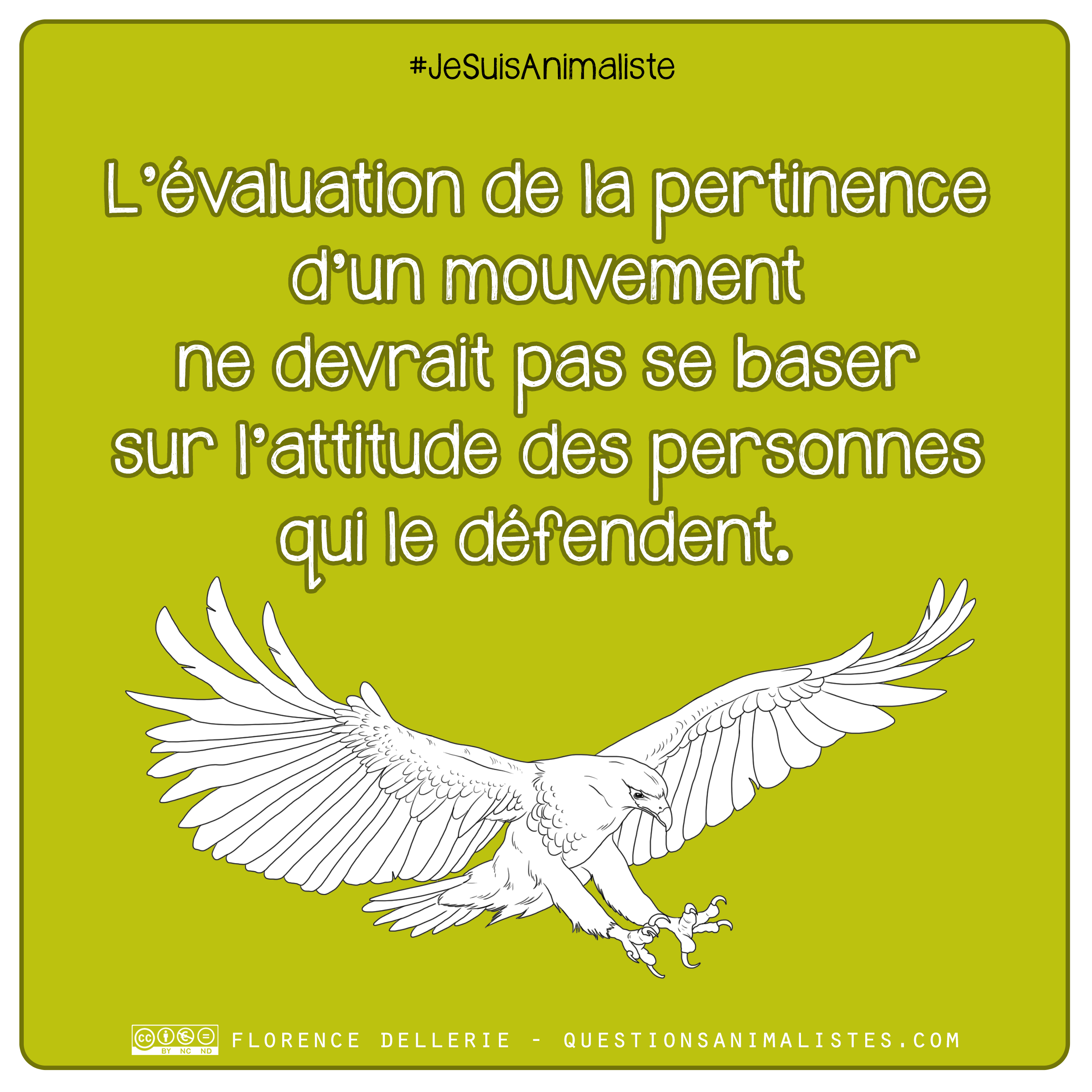 ANTISPÉ CITATION L'évaluation de la pertinence d'un mouvement(2018) –  Questions animalistes, image size:2480x2480